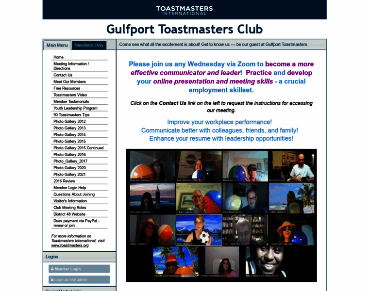 Gulfporttoastmasters.com thumbnail