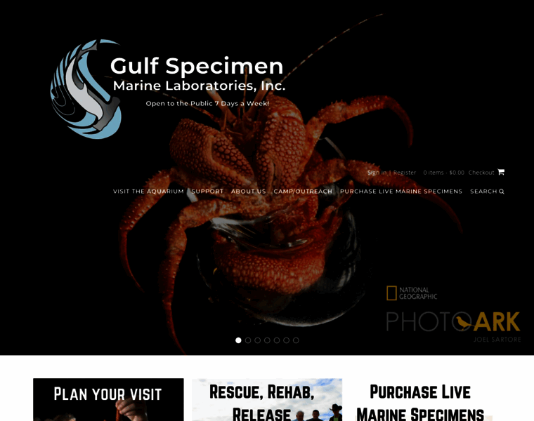 Gulfspecimen.org thumbnail