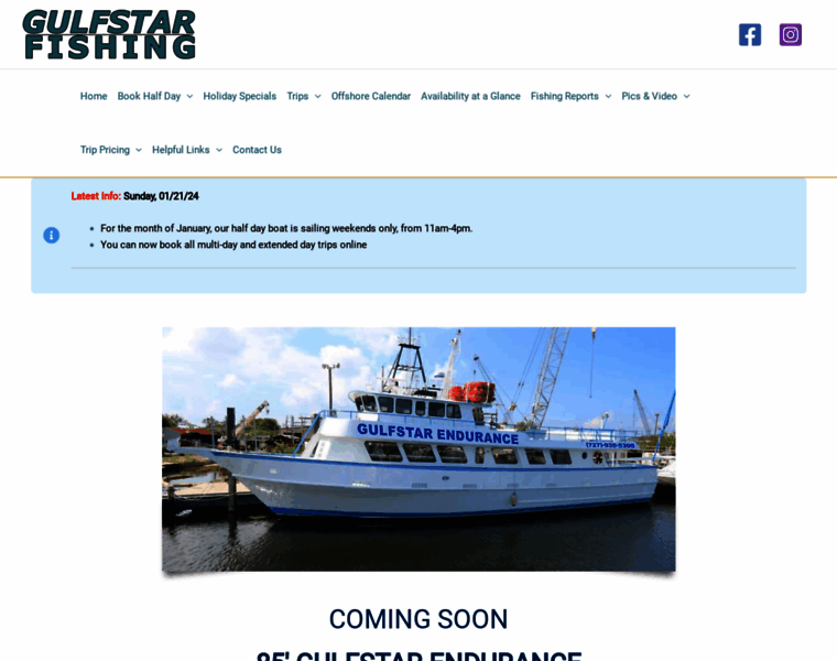 Gulfstarfishing.com thumbnail