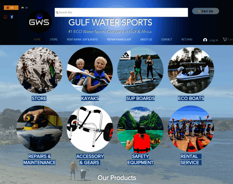 Gulfwatersports.ae thumbnail