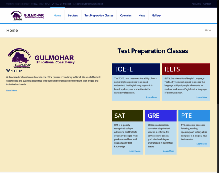 Gulmohareducationalconsultancy.edu.np thumbnail