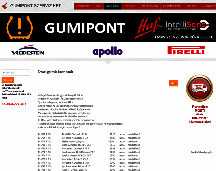 Gumipont.hu thumbnail