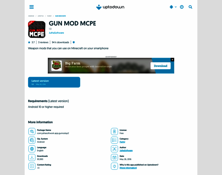 Gun-mod-mcpe.en.uptodown.com thumbnail
