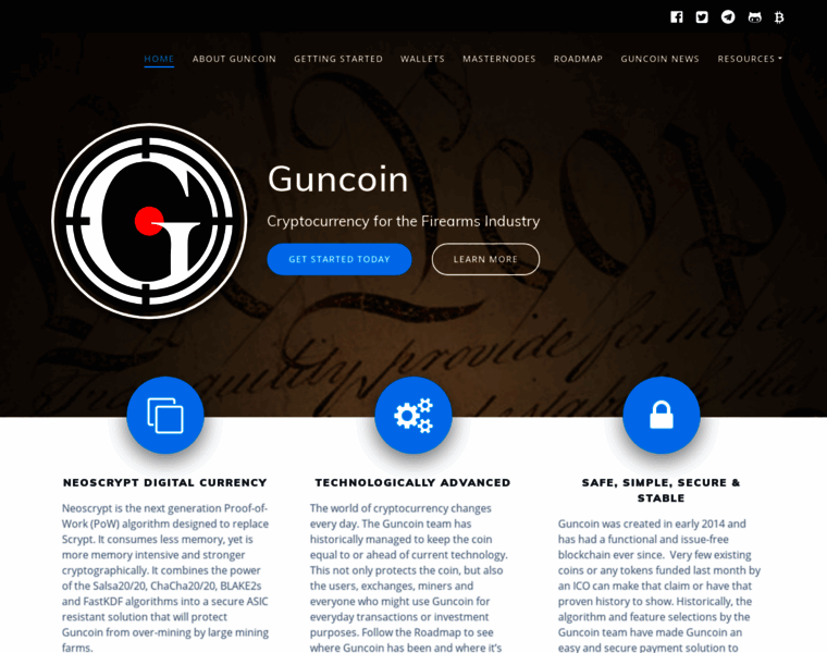 Guncoin.info thumbnail
