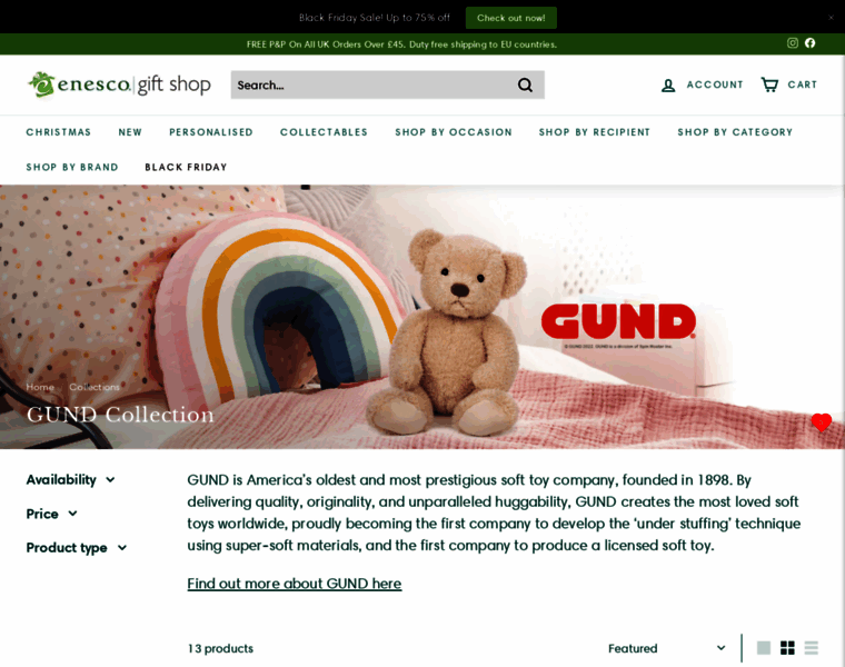 Gund.co.uk thumbnail