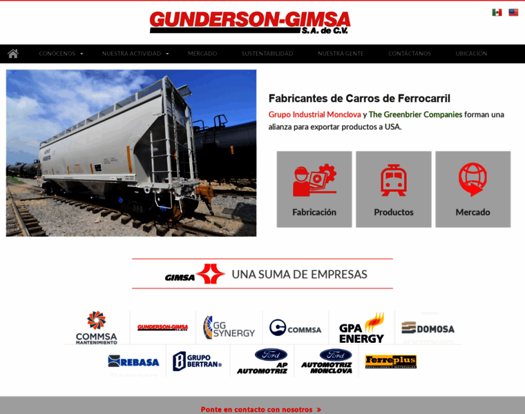 Gunderson-gimsa.com.mx thumbnail