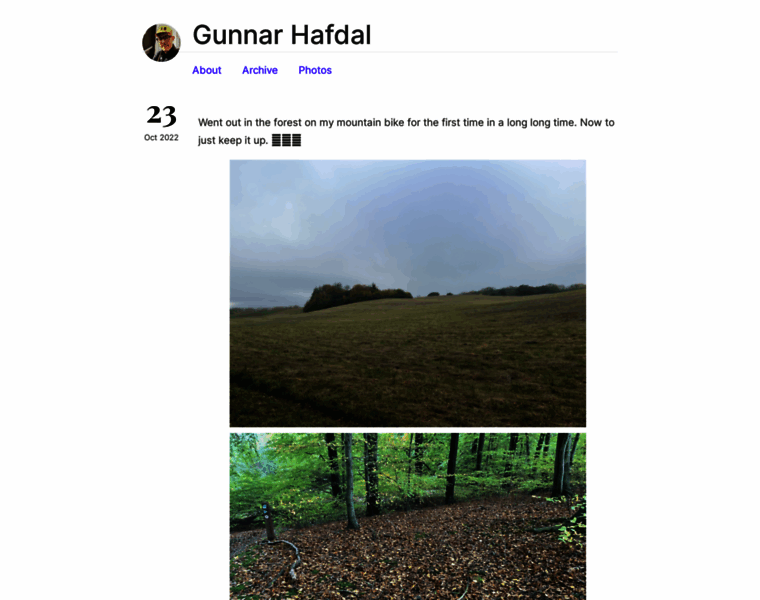 Gunnarhafdal.com thumbnail
