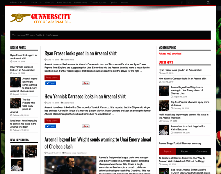 Gunnerscity.com thumbnail