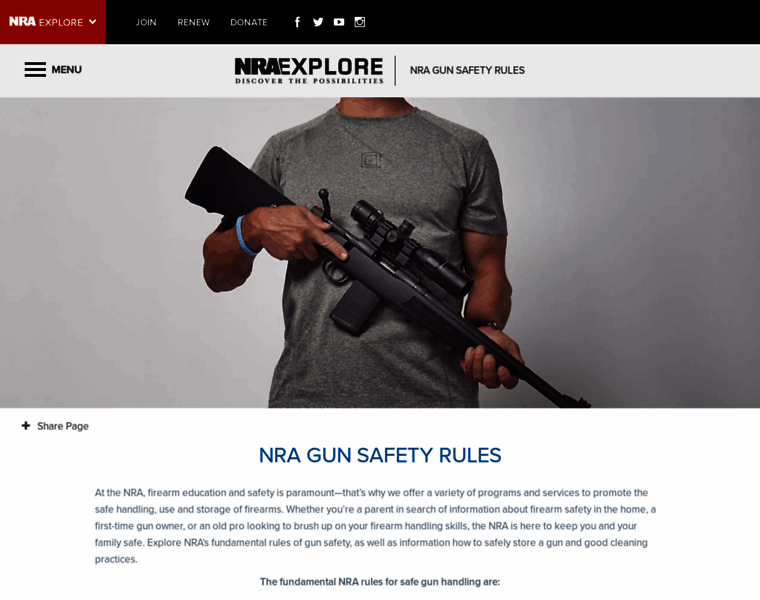 Gunsafetyrules.nra.org thumbnail