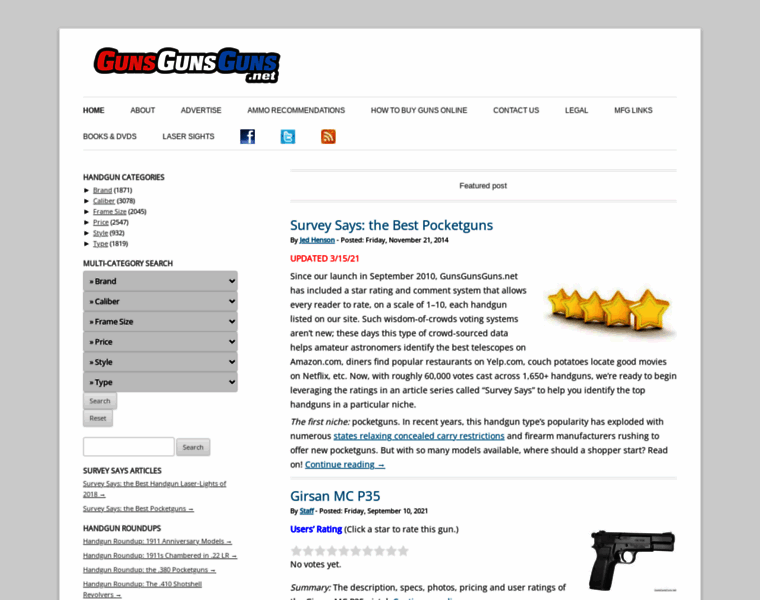 Gunsgunsguns.net thumbnail