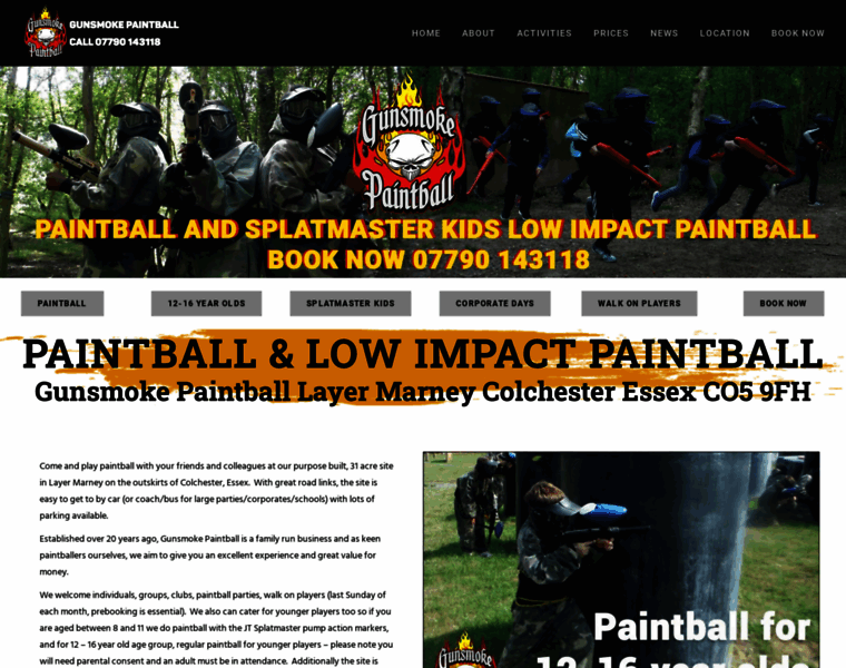 Gunsmoke-paintball.co.uk thumbnail