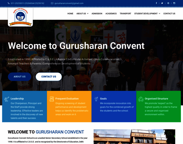 Gurusharanconvent.com thumbnail