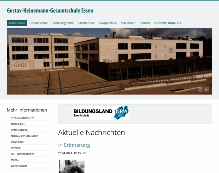 Gustav-heinemann-gesamtschule-essen.de thumbnail