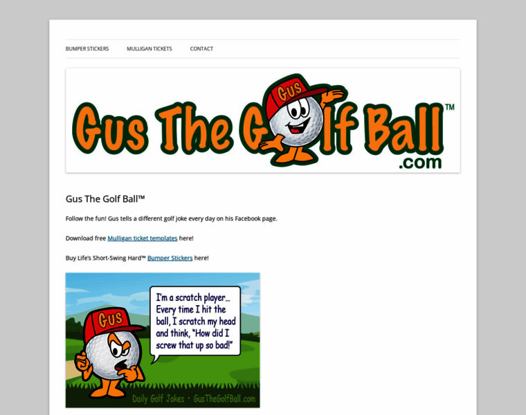Gusthegolfball.com thumbnail