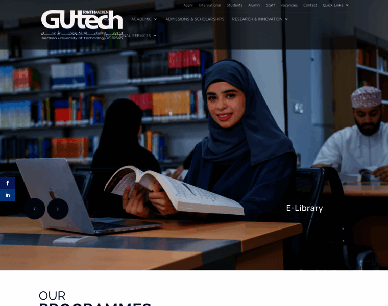 Gutech.edu.om thumbnail