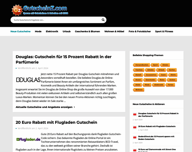 Gutscheinz.com thumbnail Gutscheinz.com thumbnail