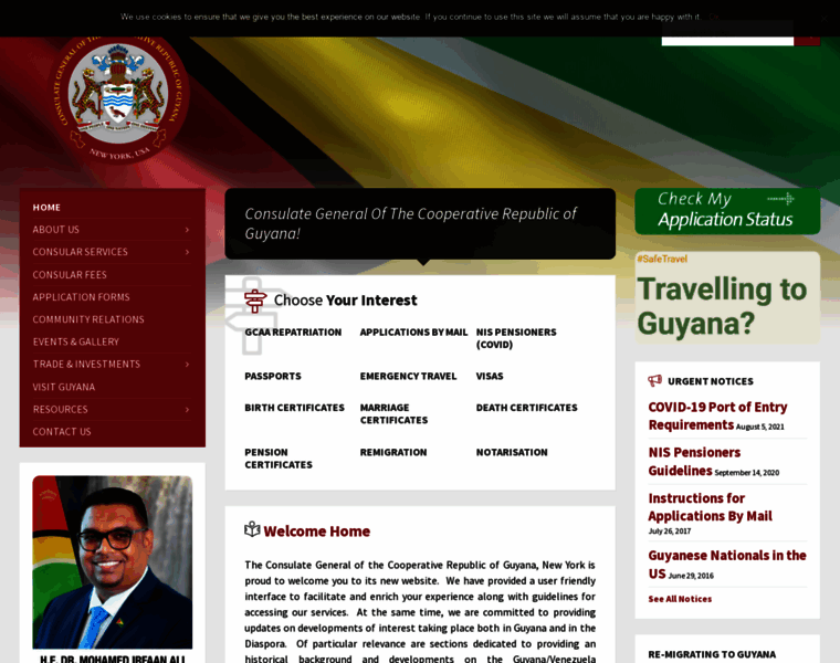 Guyanaconsulatenewyork.org thumbnail