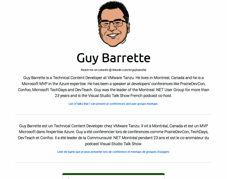 Guybarrette.com thumbnail