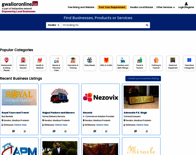 Gwalioronline.in thumbnail