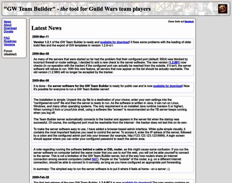 Gwteambuilder.de thumbnail Gwteambuilder.de thumbnail