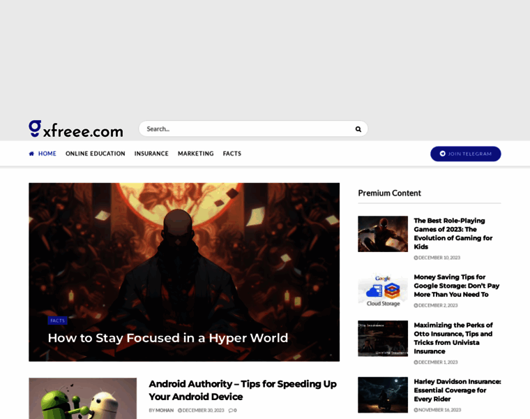 Gxfreee.com thumbnail