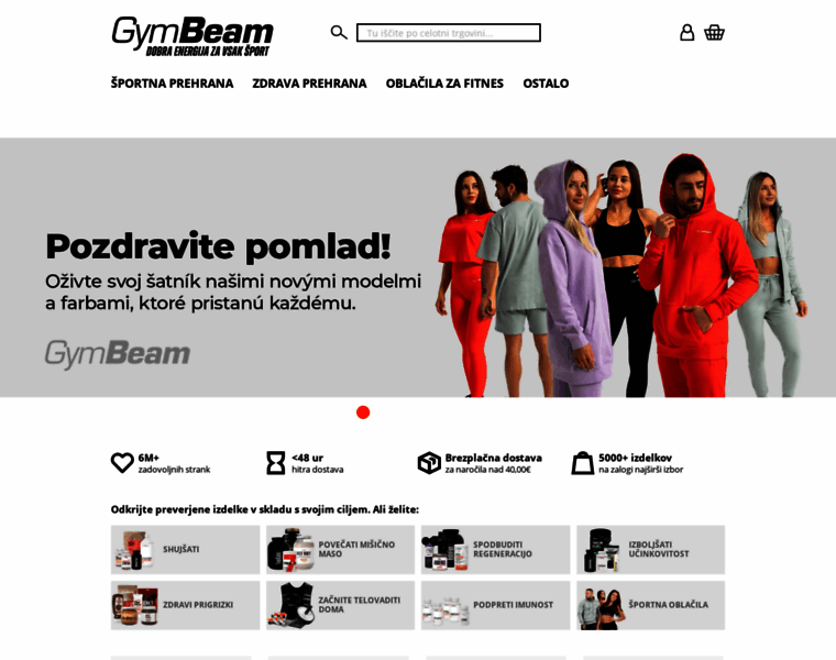 Gymbeam.si thumbnail