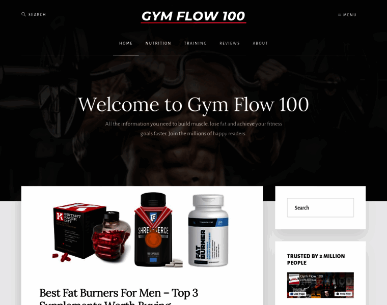 Gymflow100.com thumbnail