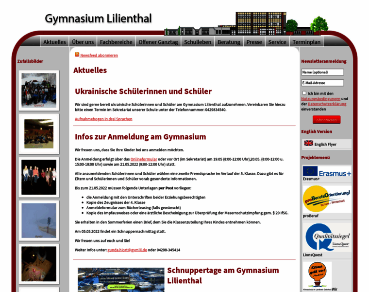 Gymnasium-lilienthal.de thumbnail