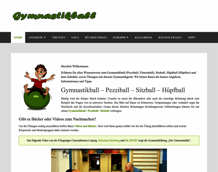 Gymnastikball-sitzball.de thumbnail