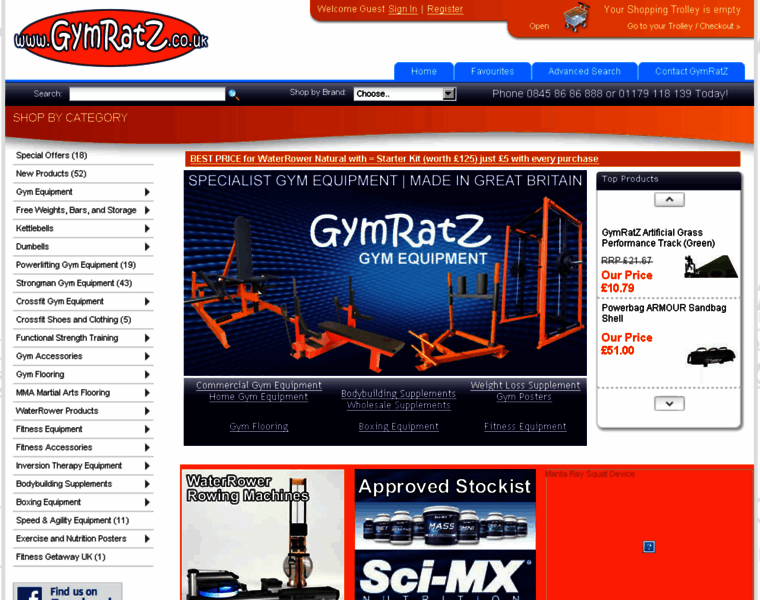 Gymratz.co.uk thumbnail