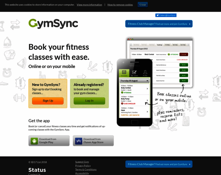 Gymsync.co.uk thumbnail