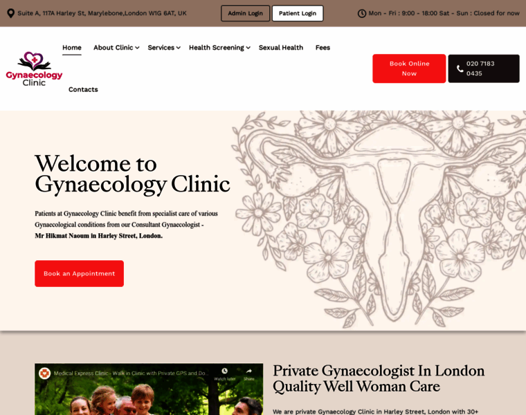 Gynaecologyclinic.com thumbnail