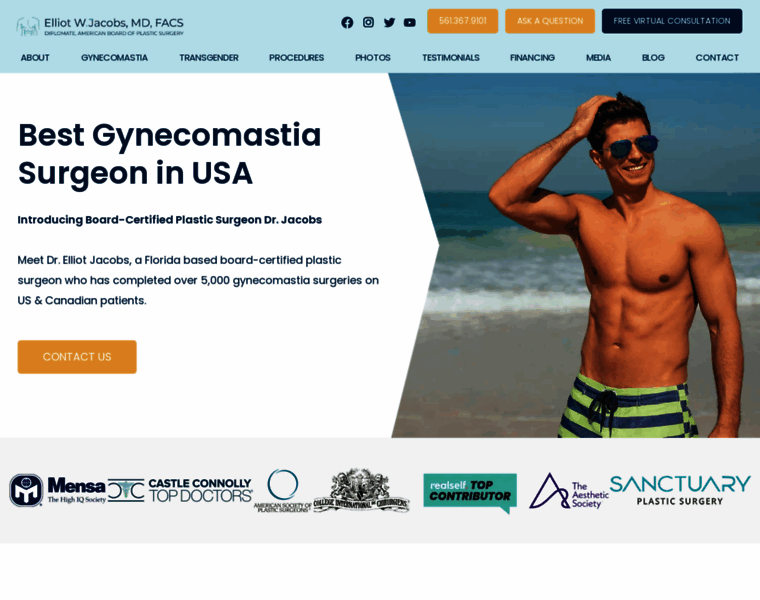 Gynecomastianewyork.com thumbnail