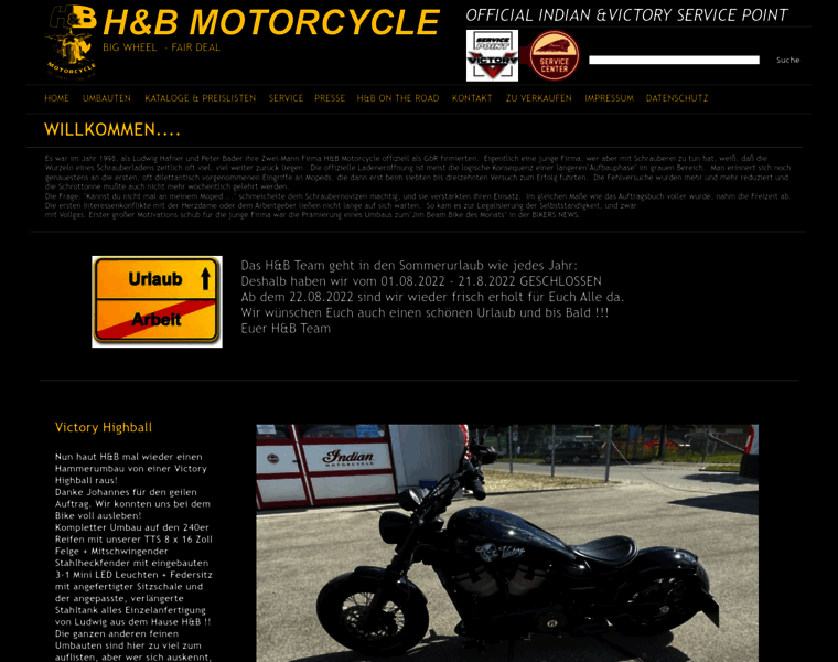 H-b-motorcycle.de thumbnail