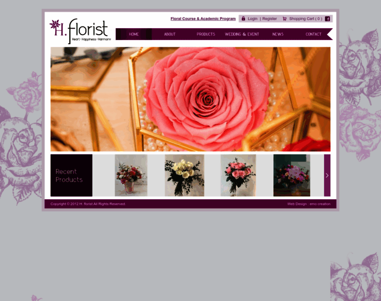 H-florist.com thumbnail