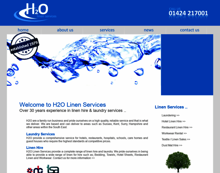 H2olinenservices.com thumbnail
