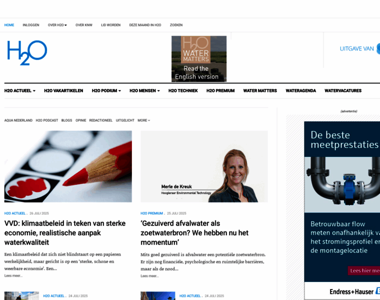 H2owaternetwerk.nl thumbnail