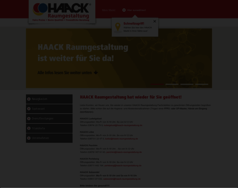 Haack-heimtex.de thumbnail