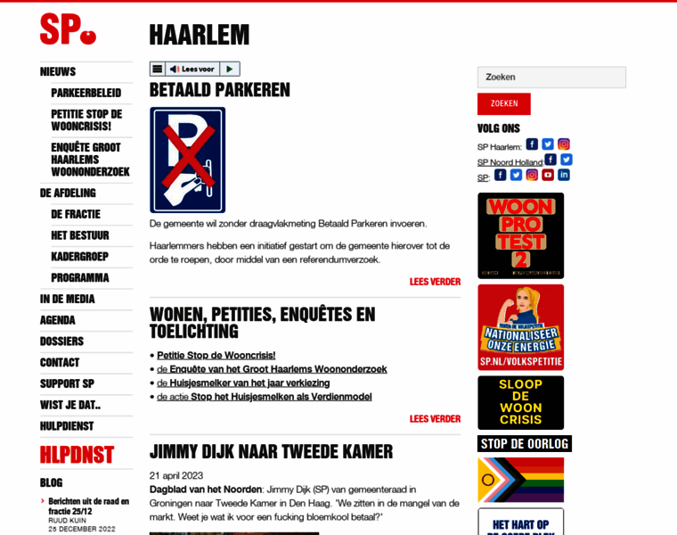 Haarlem.sp.nl thumbnail