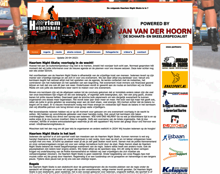 Haarlemnightskate.nl thumbnail