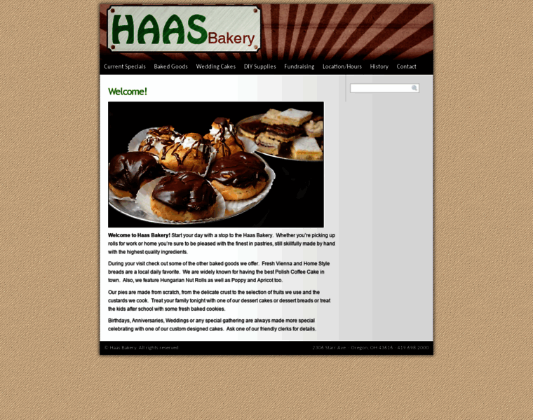 Haas-bakery.com thumbnail