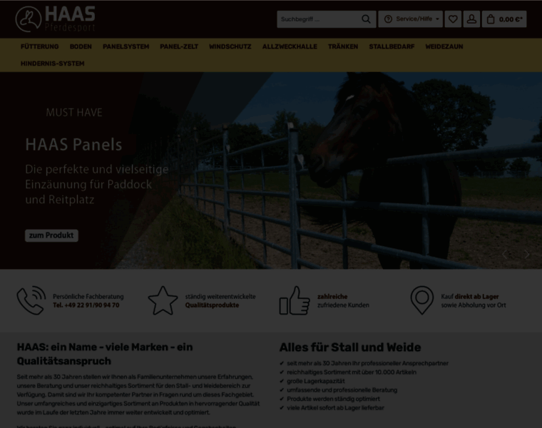 Haas-pferdesport.de thumbnail