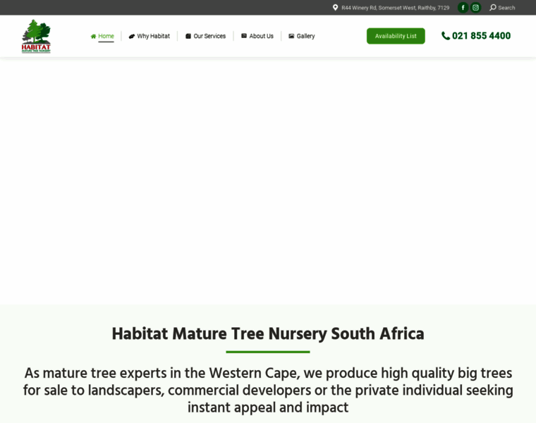 Habitattreenursery.co.za thumbnail