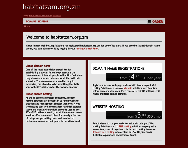Habitatzam.org.zm thumbnail