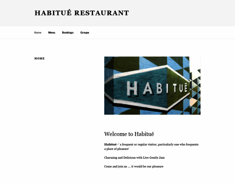 Habituerestaurant.com.au thumbnail