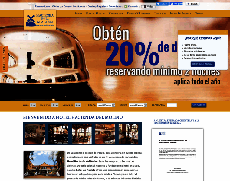 Haciendadelmolino.com thumbnail