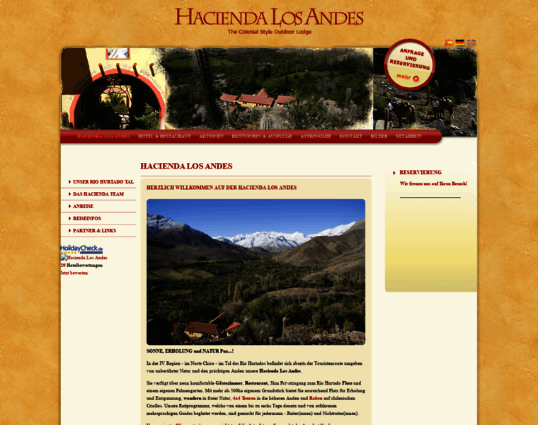 Haciendalosandes.com thumbnail