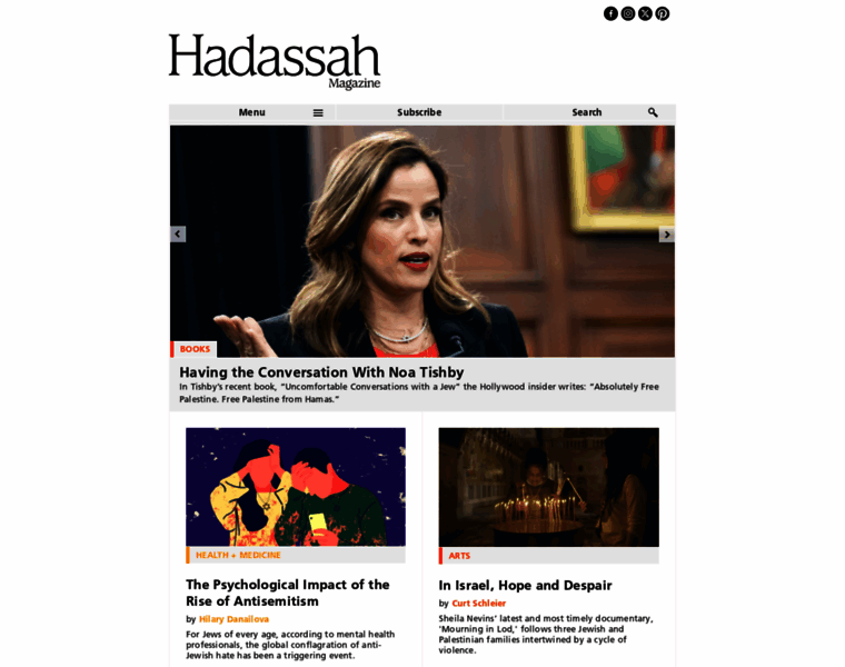 Hadassahmagazine.org thumbnail