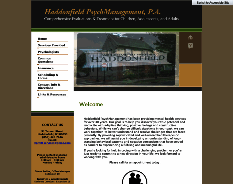 Haddonfieldpsychmanagement.com thumbnail