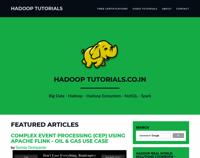 Hadooptutorials.co.in thumbnail